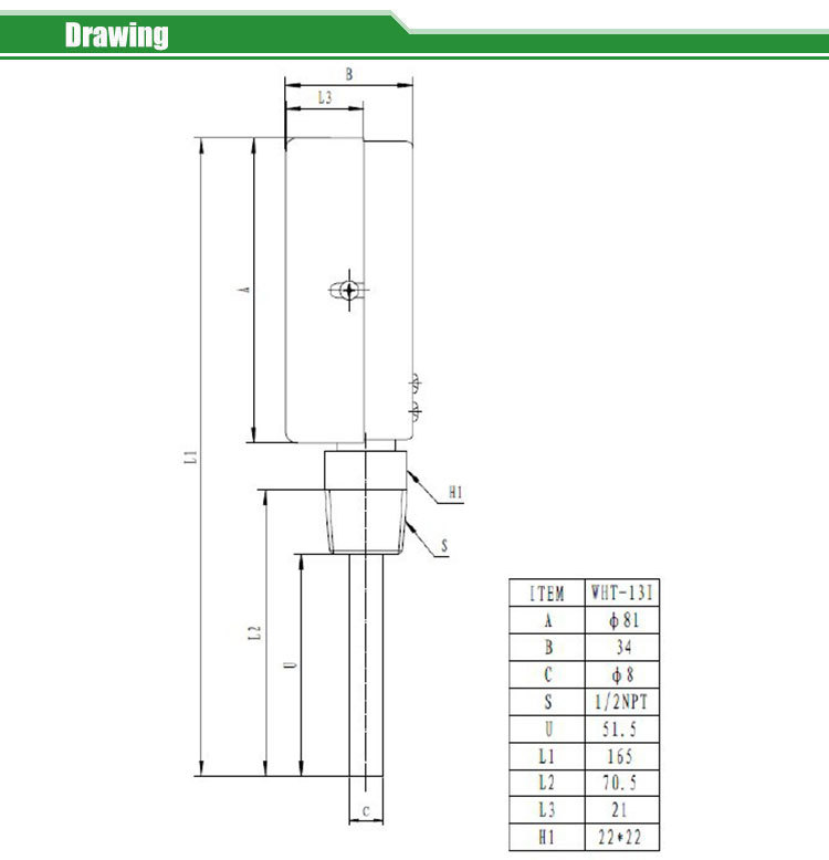 Tridicator-boiler gauge  WHT-13I