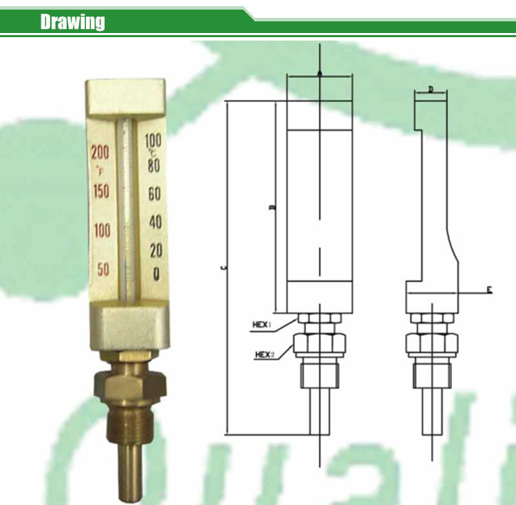 SK4 Series industrial glass thermometer