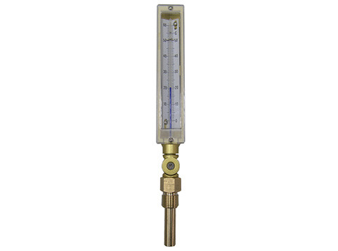 Fully Adjustable Industrial glass thermometer AG-2