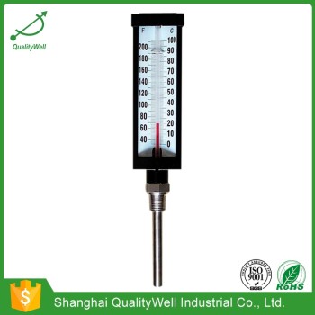 Industrial straight glass thermometer AGT-B