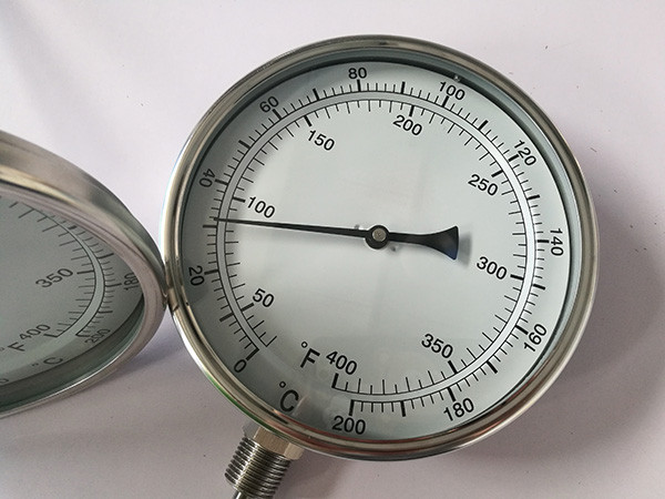 The conditions for installing the bimetallic thermometer