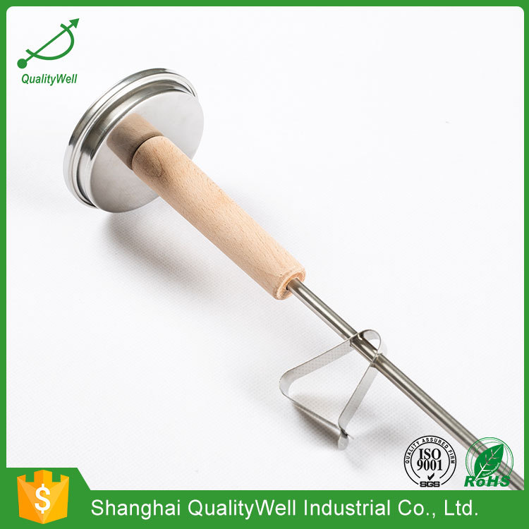 Wooden handle bimetal thermometer T300WH