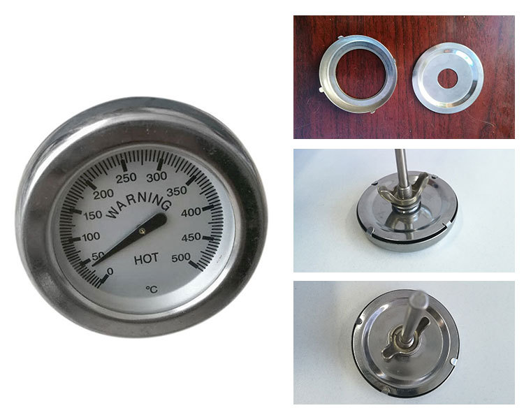 Oven bimetal thermometer BBQ200F