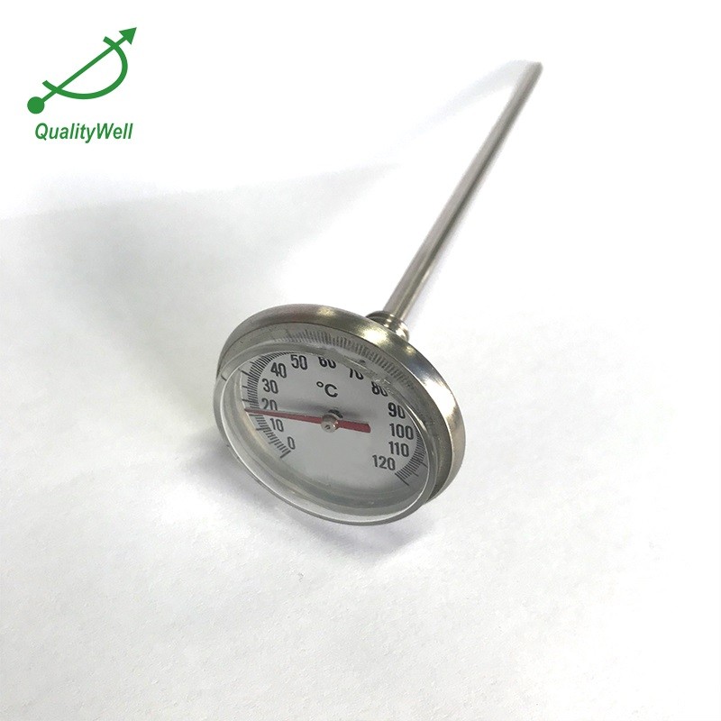 How to get the correct temperature of the bi-metal thermometer