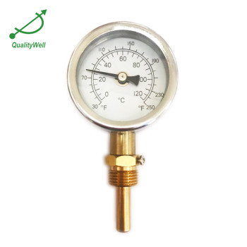 2.5'' high case hot water thermometer I221H