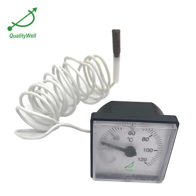 Plastic Case Remote Reading Thermometer With square dial 200RF20011S