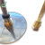 Side mounting bimetal thermometers with thermowell and reset-able maximum temperature pointer
