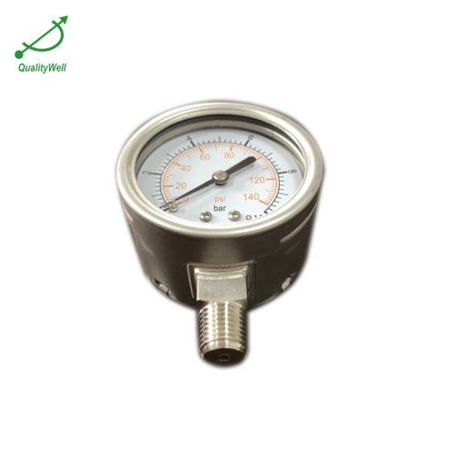 Pressure gauge with explosion-proof plate PGVAE