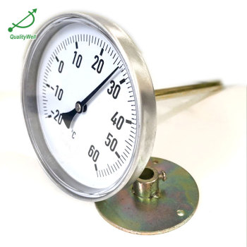Bimetal thermometer for air-conditioning and refrigeration systems T400AFP