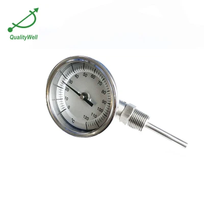 Bottom bimetal thermometer with right connection I300R