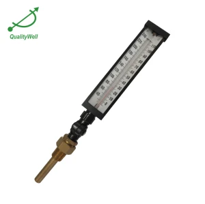 Industrial adjustable angle glass thermometer AGT-A