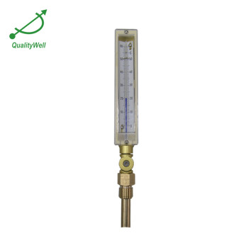 Fully adjustable industrial glass thermometer AG-2