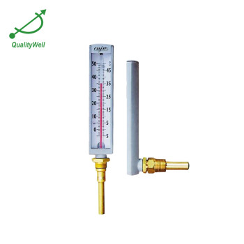 Industrial hot water glass thermometer HWGT