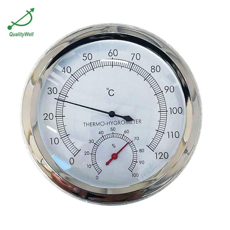 Stainless steel hygrometer and thermometer TH600 Hygrometer QualityWell