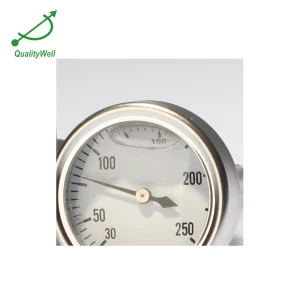 Oil filled bimetal thermometer LFPT series