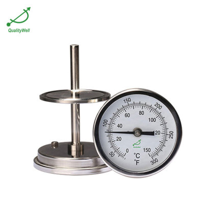 Back connection bimetal thermometer T series T400CF