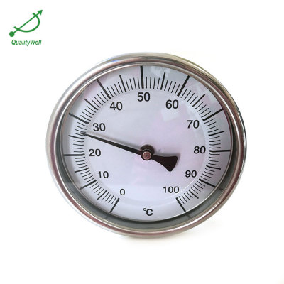 Female thread bimetal thermometer T series-F T400F