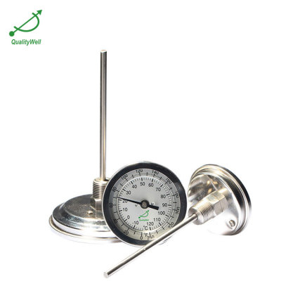 Back connection bimetal thermometer T series T400C