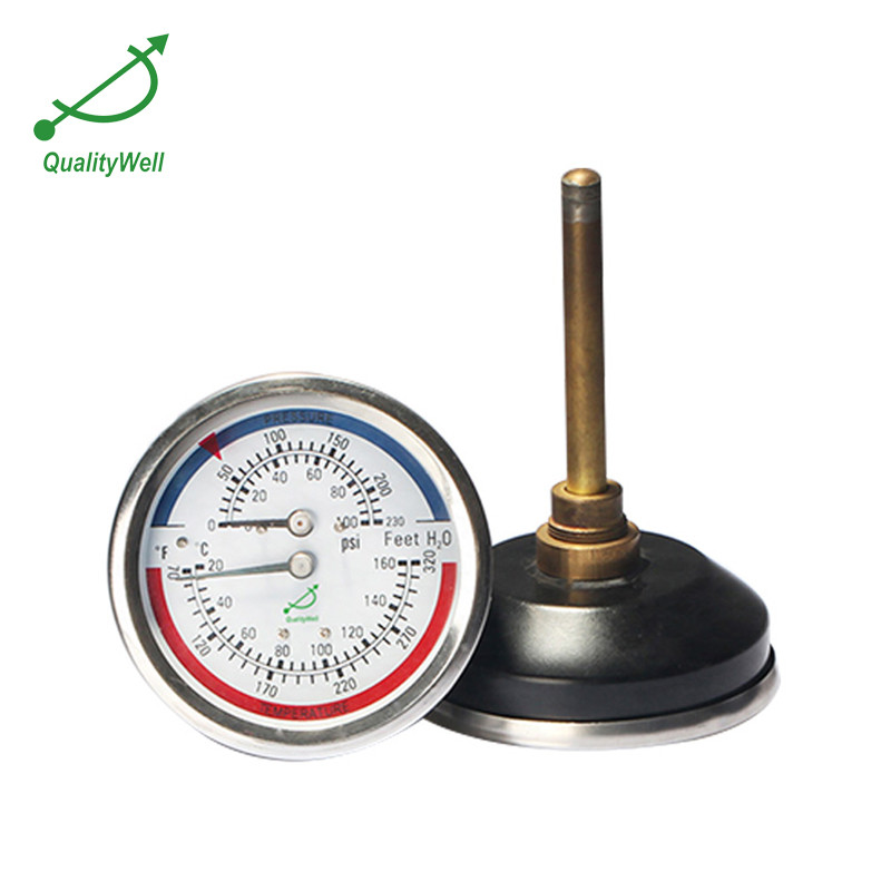 Tridicatorboiler gauge WHT6 Tridicatorboiler gauge QualityWell