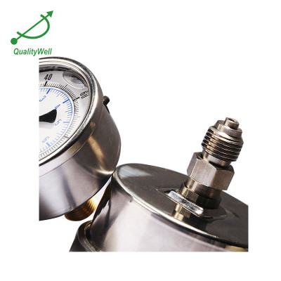 Back connection oil filled pressure gauge PG221OH
