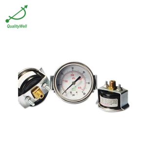 General pressure gauge with U-clamp EPG221H-U