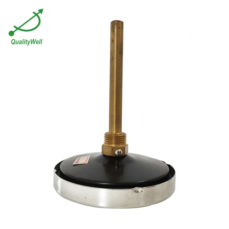 bottom connection hot water bimetal thermometer T400H