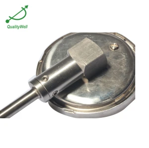 bayonet bezel bottom connection bimetal thermometer I series IE type