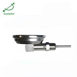 Bottom bimetal thermometer with right connection I300R