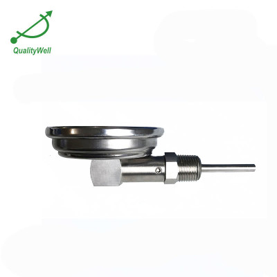 Bottom bimetal thermometer with right connection I300R