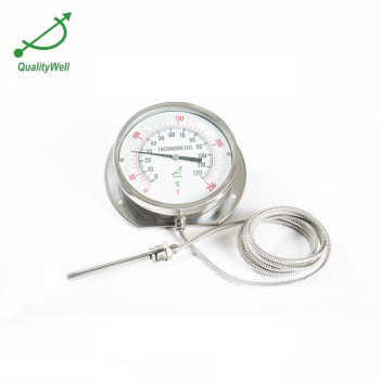 150mm bottom connection remote reading thermometer 600RF12122