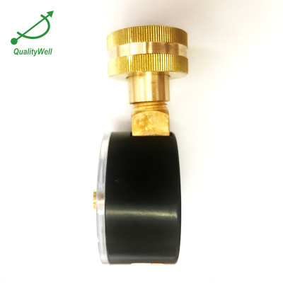 water pressure gauge with top connection WPG200