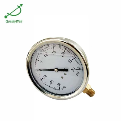 Bottom connection oil filled pressure gauge PG400OV