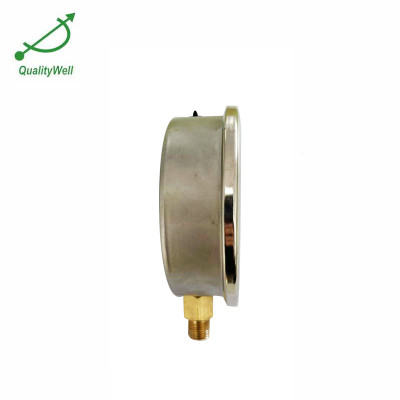 Bottom connection oil filled pressure gauge PG400OV