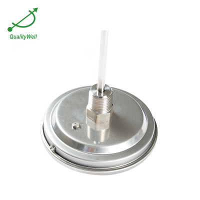 100mm dial oil filled bimetal thermometer LFT400