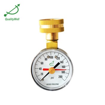 water pressure gauge with top connection WPG200