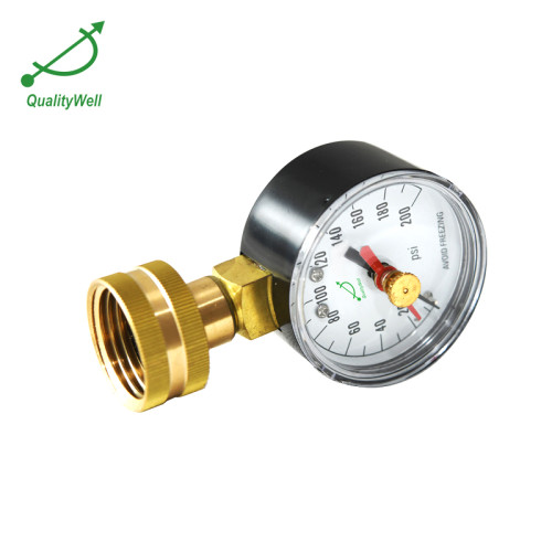 water pressure gauge with top connection WPG200