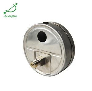 6”Dail All Stainless Steel Fillable Pressure Gauge PG600BLNED