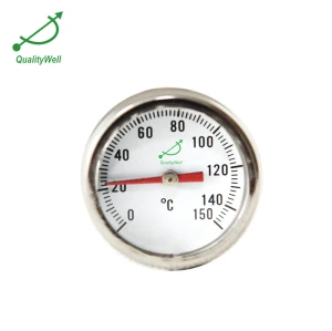 1'' dial thermometer with Round disc conn. with groove PT100GA