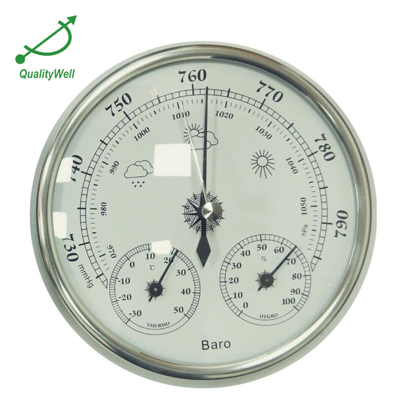 Barometer and Hygro-thermometer  – A Classic 3-in-1 Weather Measure Solution for Home and Marine Use