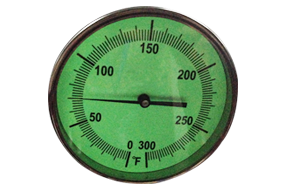 Glow in the dark bimetal thermometer GD series