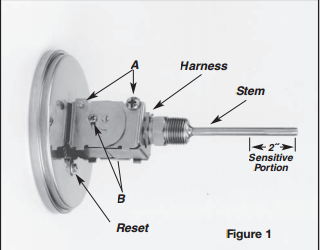 INSTALLATION OF BIMETAL THERMOMETERS WITH EVERY ANGLE CONN.