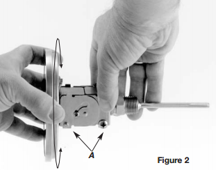 INSTALLATION OF BIMETAL THERMOMETERS WITH EVERY ANGLE CONN.