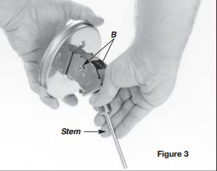 INSTALLATION OF BIMETAL THERMOMETERS WITH EVERY ANGLE CONN.