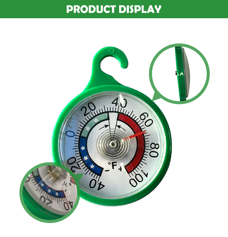 2”plastic refrigerator thermometer RT200