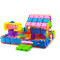 Kids Hot Sell Toys Cartoon Car, Assembly Chidren Building Block Brick Car with 50pcs