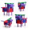 newest engineering Bamboo building block toys, 77 pcs pp plastic educational brick toys,