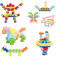 New arrival super quality plastic children toy set, 2.3*2.6cm building blocks for kids MC004-39