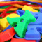 kindergarten educational toys, 80pcs wisdom jigsaw comparable with lepin bilding bricks 500g