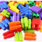 non toxic and educational  preschool wisdom jigsaw, bullet blocks  with 104pcs each barrel