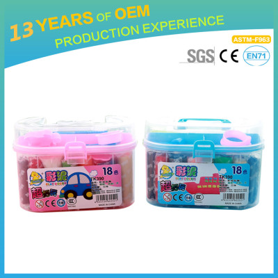 educational modeling clay, Intelligent DIY 3D colorful kids clay